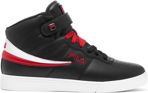 Fila Vulc 13 Men's Basketball Fashion Sneakers Shoes, High-Top Ankle Strap Support (White/Monument Fade/White, 9) in Kuwait
