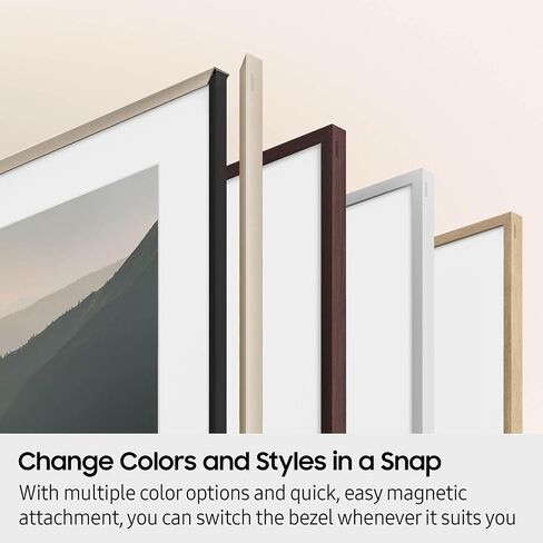 Samsung 65 "الإطار القابل للتخصيص (نموذج 2025) ، تركيب مغناطيسي وسريع وسهل ، VG-SCFF65TKBZA ، خشب الساج الحديث in Saudi Arabia