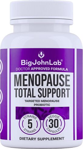 BIGJOHNLAB Probiotics 60 Billion CFU - 10 Strains + Organic Prebiotics - Immune, Digestive & Gut Health - Supports Occasional Constipation, Diarrhea, Gas & Bloating - for Women & Men - 30ct in Saudi Arabia