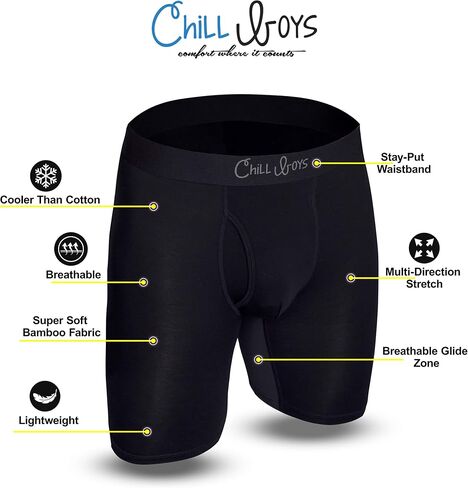 البرد الأولاد Viscose من ملخصات Bamboo Boxer - الملابس الداخلية للرجال الناعمة. ملاكمين مريحون رائعون - 3 عبوات in Kuwait