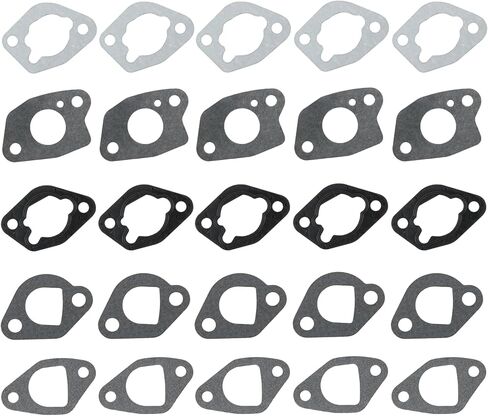 25 Pcs Predator Hemi 212 Carburetor Exhaust Intake Gasket Kit, Small Engine Carb Head Gaskets Material Compatible with Predator 196cc 212cc Honda Clone GX160 GX200 Power Equipment in Kuwait