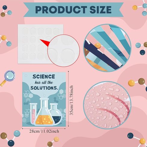 Zonon 10 Pcs Science Classroom Decoration Banner and Poster for Teachers Scientist Bulletin Board Set Posters Science Lab Cutout for Elementary Middle Preschool Office(Motivational) in Saudi Arabia
