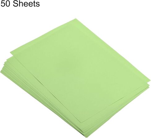 MECCANIXITY 50 Sheets Colored Copy Paper 8 1/2 Inch Printer Paper 22lb/80gsm Emerald Green for Office Printing, Document Copying, Invitations, Forms, Art Projects in Saudi Arabia