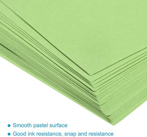 MECCANIXITY 50 Sheets Colored Copy Paper 8 1/2 Inch Printer Paper 22lb/80gsm Emerald Green for Office Printing, Document Copying, Invitations, Forms, Art Projects in Saudi Arabia