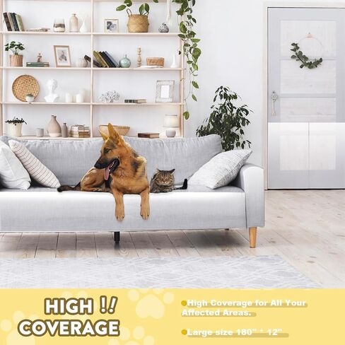 Eosarcu Cat Scratcher, 29.5in Cat Scratching Board, L Shaped Cat Scratcher for Indoor Cats, Anti Cat Scratch for Furniture with Bells, Fur Balls, Catnip, X-Large in Kuwait