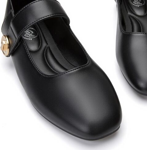Trary Flats for Women Mary Jane Shoes Dress Shoes for Women Comfortable Business Office Casual with Velcro in Saudi Arabia