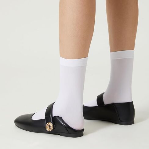 Trary Flats for Women Mary Jane Shoes Dress Shoes for Women Comfortable Business Office Casual with Velcro in Saudi Arabia