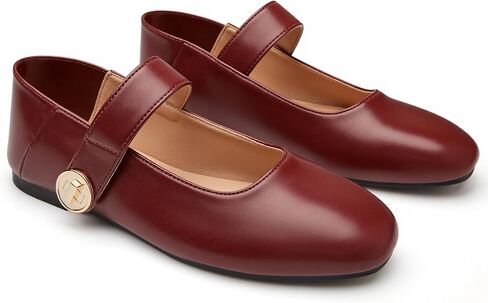 Trary Flats for Women Mary Jane Shoes Shole Shoes for Women Recied Business Office مع Velcro in Kuwait