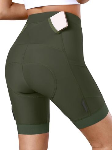 شورت دراجة بيرجريسار للسيدات السراويل القصيرة الدراجات مع 3 جيوب شورت ركوب الدراجات ركوب الدراجات in Kuwait