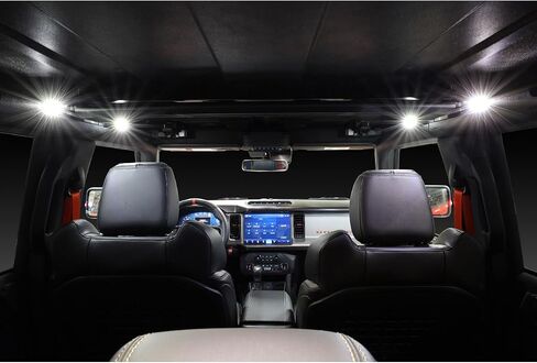 IAG 4PC LED LED KIT KIT V2 W/HARNESS FOR FORD BRONCO 2021+ 4 DOOR Hardtop (يشمل أقواس التثبيت) in Kuwait