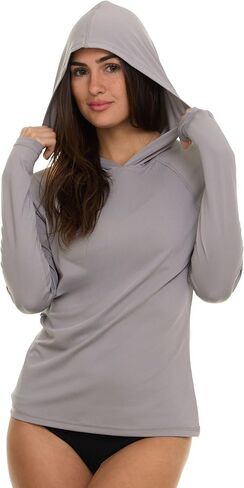 حارس بطل الطفح الجلدي للنساء المصابات بالغطاء ، وقمصان السباحة ذات الأكمام الطويلة للنساء ، وتجفيف سريع 50+ SPF Sun & UV حماية in Kuwait