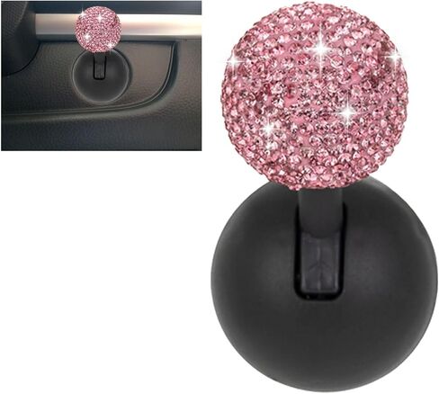 غطاء زر بدء تشغيل السيارة ، أغطية عصا التحكم في المحرك ، محرك إيقاف Rhinestone ، وضغط على زر واحد لبدء غطاء الروك ، وملحقات الديكور الداخلية للسيارات ، وأجهزة الكمبيوتر ، والمزيد (أبيض) in Kuwait