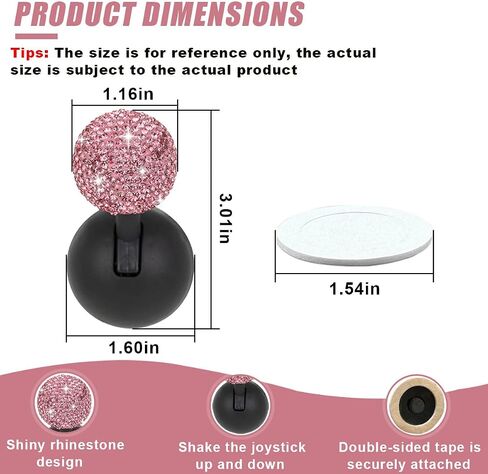 غطاء زر بدء تشغيل السيارة ، أغطية عصا التحكم في المحرك ، محرك إيقاف Rhinestone ، وضغط على زر واحد لبدء غطاء الروك ، وملحقات الديكور الداخلية للسيارات ، وأجهزة الكمبيوتر ، والمزيد (أبيض) in Kuwait