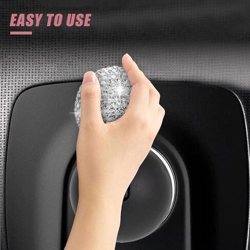 غطاء زر بدء تشغيل السيارة ، أغطية عصا التحكم في المحرك ، محرك إيقاف Rhinestone ، وضغط على زر واحد لبدء غطاء الروك ، وملحقات الديكور الداخلية للسيارات ، وأجهزة الكمبيوتر ، والمزيد (أبيض) in Kuwait