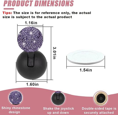 غطاء زر بدء تشغيل السيارة ، أغطية عصا التحكم في المحرك ، محرك إيقاف Rhinestone ، وضغط على زر واحد لبدء غطاء الروك ، وملحقات الديكور الداخلية للسيارات ، وأجهزة الكمبيوتر ، والمزيد (أبيض) in Kuwait