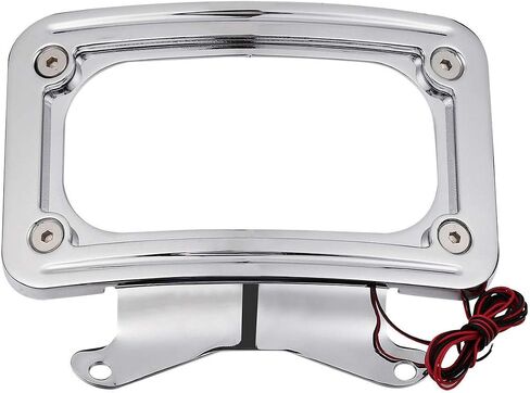 TCMT Curved License Plate Mount Frame W/Light Fit For Harley Road Glide FLTRX Street Glide FLHX 2010-2023 Road King Special FLHRXS 2017-2025 in Kuwait