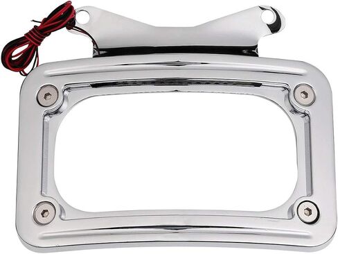 TCMT Curved License Plate Mount Frame W/Light Fit For Harley Road Glide FLTRX Street Glide FLHX 2010-2023 Road King Special FLHRXS 2017-2025 in Kuwait