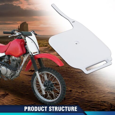 PIT66 لوحة الرقم الأمامي متوافق مع Honda XR70R 1997-2000/FIT Honda XR80R XR100R 1987-2000 Fairings 61136-GN1-000ZE in Kuwait