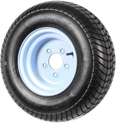 إطار مقطورة ecustomrim 2-pack على الحافات 205/65-10 20.5x8.0-10 نطاق الحمل C 5 Lug White Wheel-ضمان لمدة عامين مع الطريق المجاني in Saudi Arabia