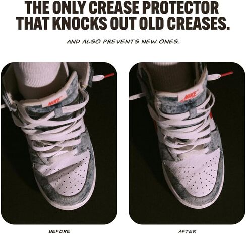 Memory Foam Shoe Crease Protector - Stops Creases in New & Old Shoes - for Jordan’s, Dunks, Air Force for Men’s Sizes 9-12.5 - Standard in Saudi Arabia