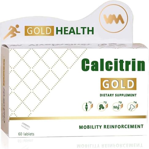 Calcitrin Gold Dietary Supplement - Mobility & Bone Strength Support, Joint Strength Supplement, Suitable for Men, Elderly and Women, 60 Tablets (1pc) in Saudi Arabia