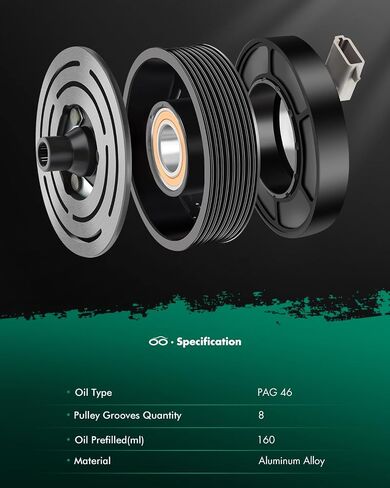 SCITOO CO 154755 AC Clutch for F-ord E-150 2003-2006 for Ford for F-450 Super Duty for Ford for F-550 1999-2005 in Saudi Arabia