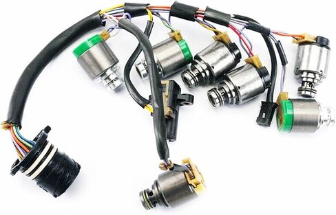 ZF5HP19 5HP19 01V مجموعة صمامات الملف اللولبي مع تسخير الأسلاك ZF1068298035 متوافق مع S4 S6 RS6 A8 متوافقة مع BMW 5 Series Z4 in Kuwait
