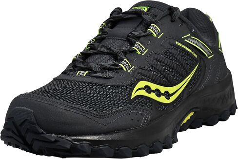 حذاء الجري Versafoam Excursion TR13 للرجال من Saucony أسود/برتقالي - 9 M US in Saudi Arabia