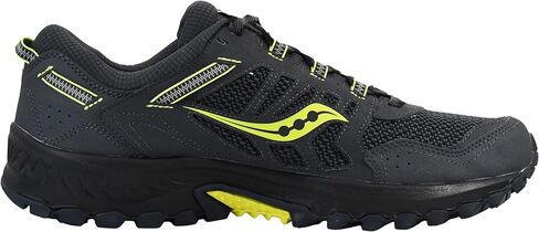 حذاء الجري Versafoam Excursion TR13 للرجال من Saucony أسود/برتقالي - 9 M US in Saudi Arabia