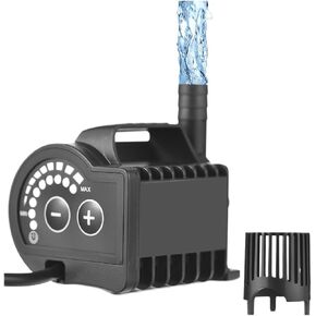 5V مضخة المياه الغاطسة 0-600L/H مضخة نافورة صغيرة 8 مستويات قابلة للتعديل مع 0-7.2 قدم شحن USB للسباحة in Kuwait