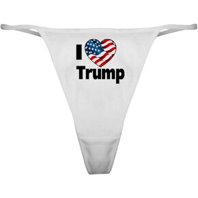Cafepress I Heart Trump Classic Thong Intonder ، سراويل داخلية للسيدات in Kuwait