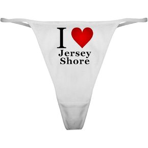 CafePress I Love Jersey Shore Classic Thong Underwear, Womens Panties in Saudi Arabia