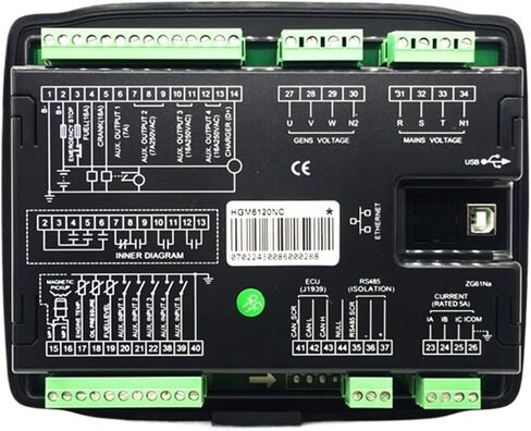 وحدة تحكم HGM6120NC Automatic Attart Module مع وحدة التحكم في Genset RS485 in Kuwait