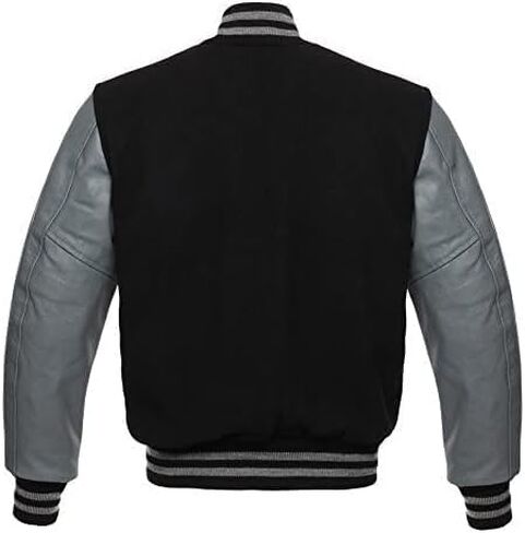 Stewart & Strauss Wool and Vinyl (Faux Leather) Varsity Jackets in Saudi Arabia