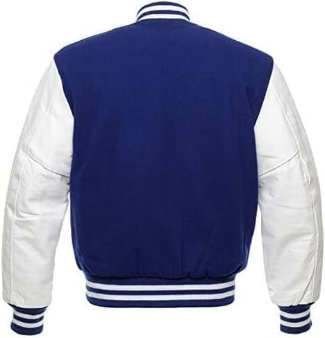 Stewart & Strauss Wool and Vinyl (Faux Leather) Varsity Jackets in Saudi Arabia