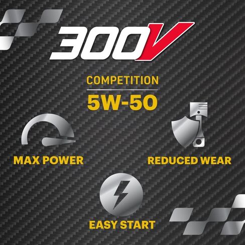 Motul 110859 300V 5W-50 COMPETITION Car Racing Motor Oil Full Synthetic Engine Lubricant 2 Liter High Performance 4-Stroke Ester Core in Saudi Arabia