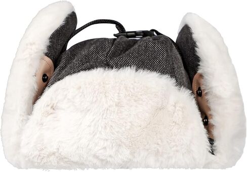 Trapper Hat Russian Ushanka Tropper Hats Winter Warm Thick Fleece Lined Earflap Cap for Women Men in Saudi Arabia