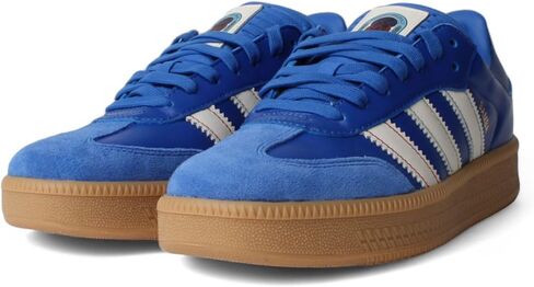 حذاء رياضي رجالي من adidas Samba XLG، رمادي Six/Core Black/Gum، مقاس 10 in Saudi Arabia