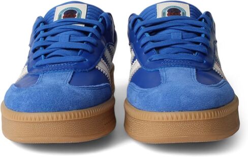 حذاء رياضي رجالي من adidas Samba XLG، رمادي Six/Core Black/Gum، مقاس 10 in Saudi Arabia