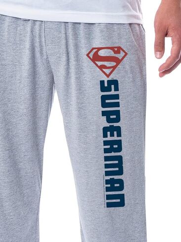 DC Comics Mens' Superman Silo Truth Justice Sleep Pajama Set Shirt Pant in Saudi Arabia