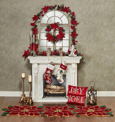 Touch of Class Passage Arched Windowpane Style Wall Mirror Set - Aged Gold - Set of Three - Large Decor to Hang in Bathroom, Bedroom, Dining Room, Living Room, Hallway, Foyer in Saudi Arabia