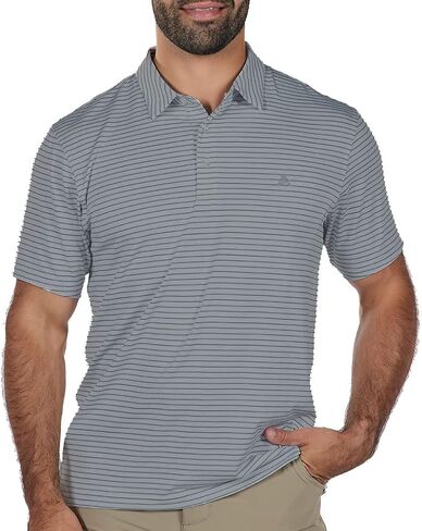 Arctic Cool Men’s Polo Instant Cooling Moisture Wicking Performance UPF 50+ Short Sleeve Polo in Kuwait