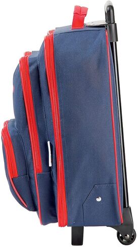 Lillian Vernon Personalized Rolling Luggage for Kids, 5-Pocket Blue Camo Suitcase Set With Clip-On Pouch, Customizable Boys Travel Carrier on Wheels, 5W x 12" L x 20"H in Kuwait