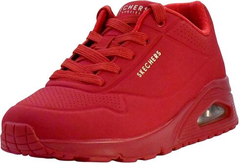 Skechers Women's Uno-Stand on Air Sneaker, Coral, 7 in Kuwait