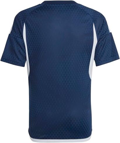 Adidas Kids Boys Tiro23 Competition v Neck Short Sleeve Jersey Soccer Cleats - Gray in Saudi Arabia