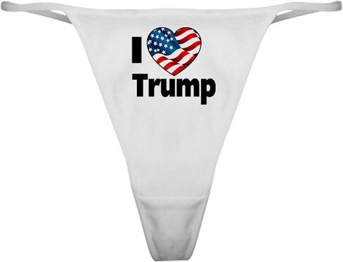 Cafepress I Heart Trump Classic Thong Intonder ، سراويل داخلية للسيدات in Kuwait