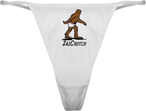 Cafepress Sascrotch Classic Thong Instrity ، سراويل داخلية للسيدات in Kuwait