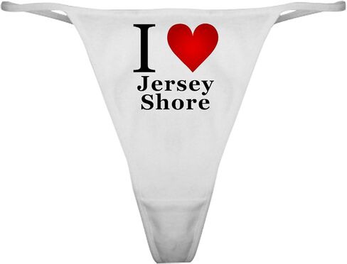CafePress I Love Jersey Shore Classic Thong Underwear, Womens Panties in Saudi Arabia