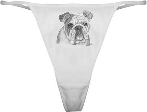 CafePress English Bulldog Classic Thong Underwear, Womens Panties in Saudi Arabia