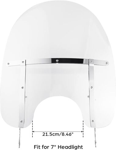 TCMT Detachable Windscreen Windshield Fit For Harley Softail Slim Deluxe Fat Boy Heritage Softail Classic FLS FLSS FLST FLSTC FLSTF FLSTFB FLSTFBS 2000-2017 in Kuwait